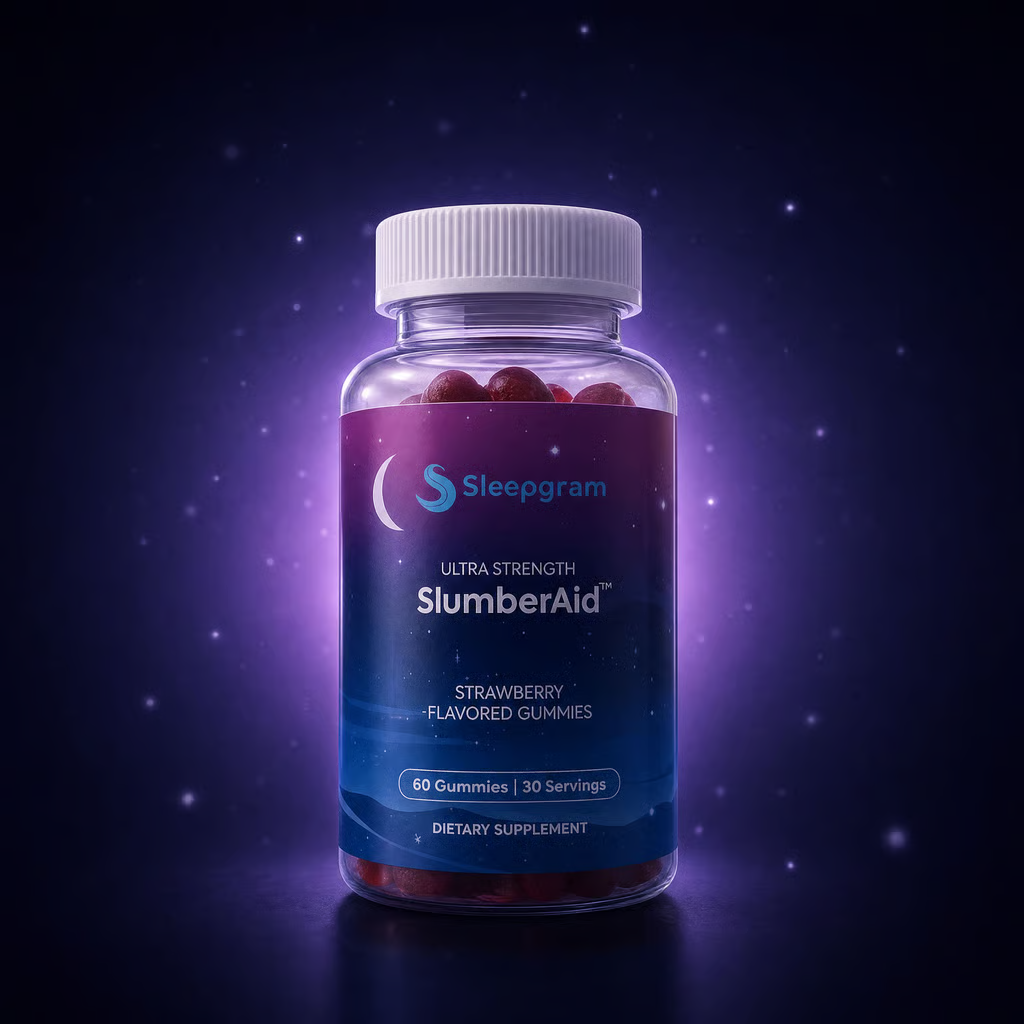 SlumberAid premium sleep supplement bottle